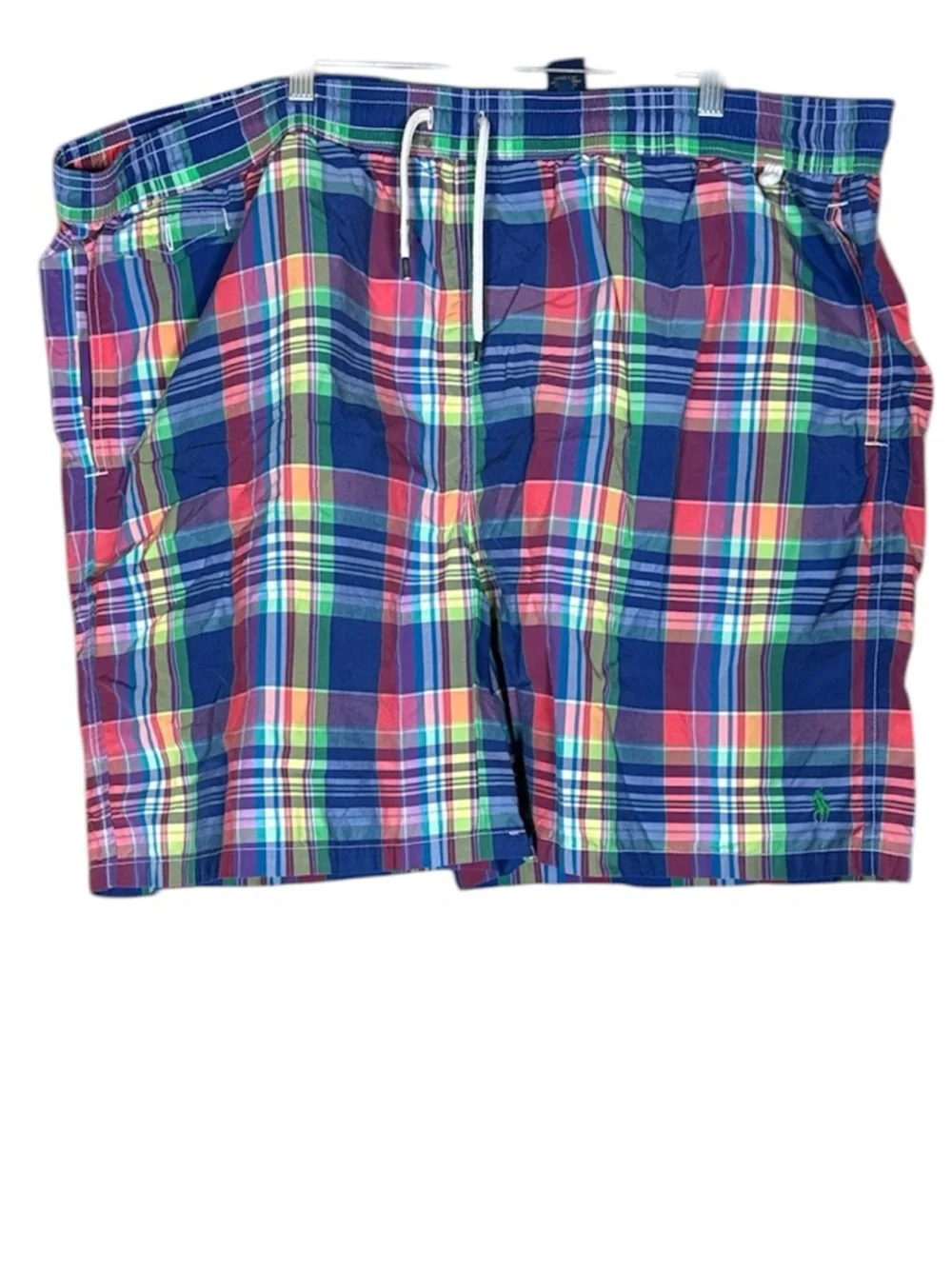 Vintage Polo Ralph Lauren multicolor plaid swim trunks Size 4XB / 4X